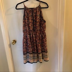 Blue Rain high neck dress